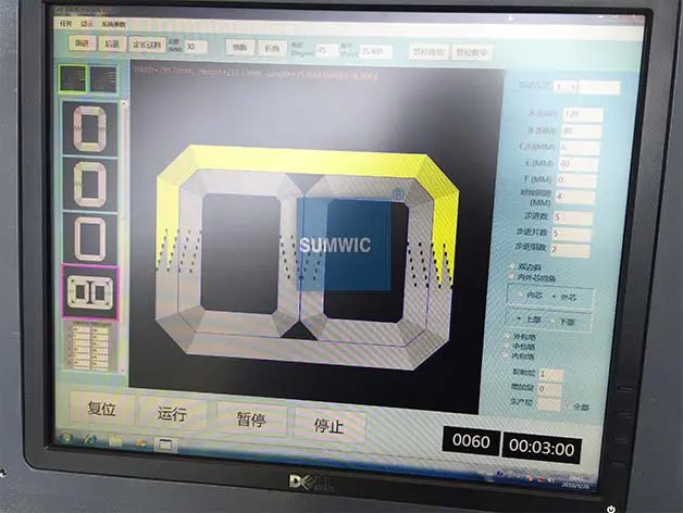 Wound Core Folding Machine for Unicore SUMWIC SCF-400