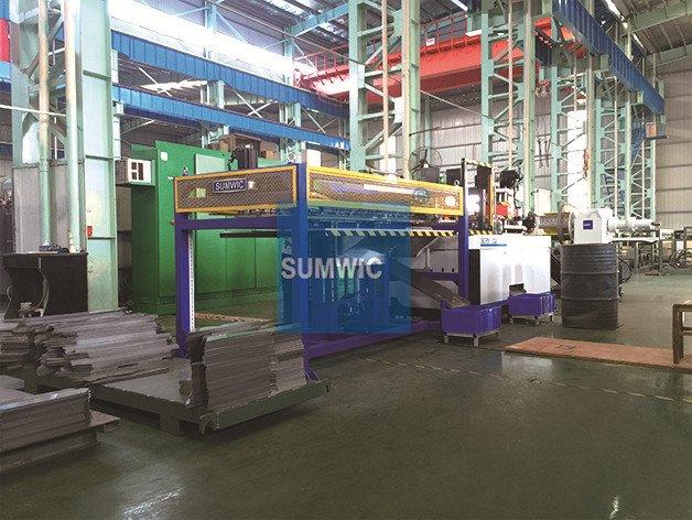 SUMWIC SCRV-300 step lap cutting machine in Yiyang city, China