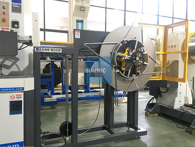 SUMWIC Machinery online automatic transformer winding machine series for Toroidal Current Transformer Core-3