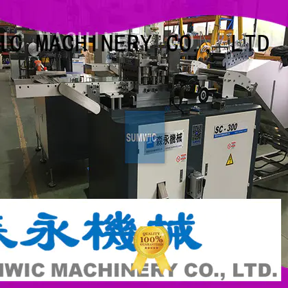 Custom silicon cut cut to length machine SUMWIC Machinery hole